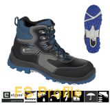 Elysee Schn�rstiefel GROSSETO schwarz / blau - S3 - Gr.44